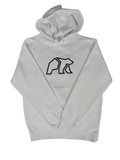 Premium White Embroidered Hoodie