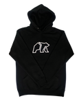 Premium Black Embroidered Hoodie